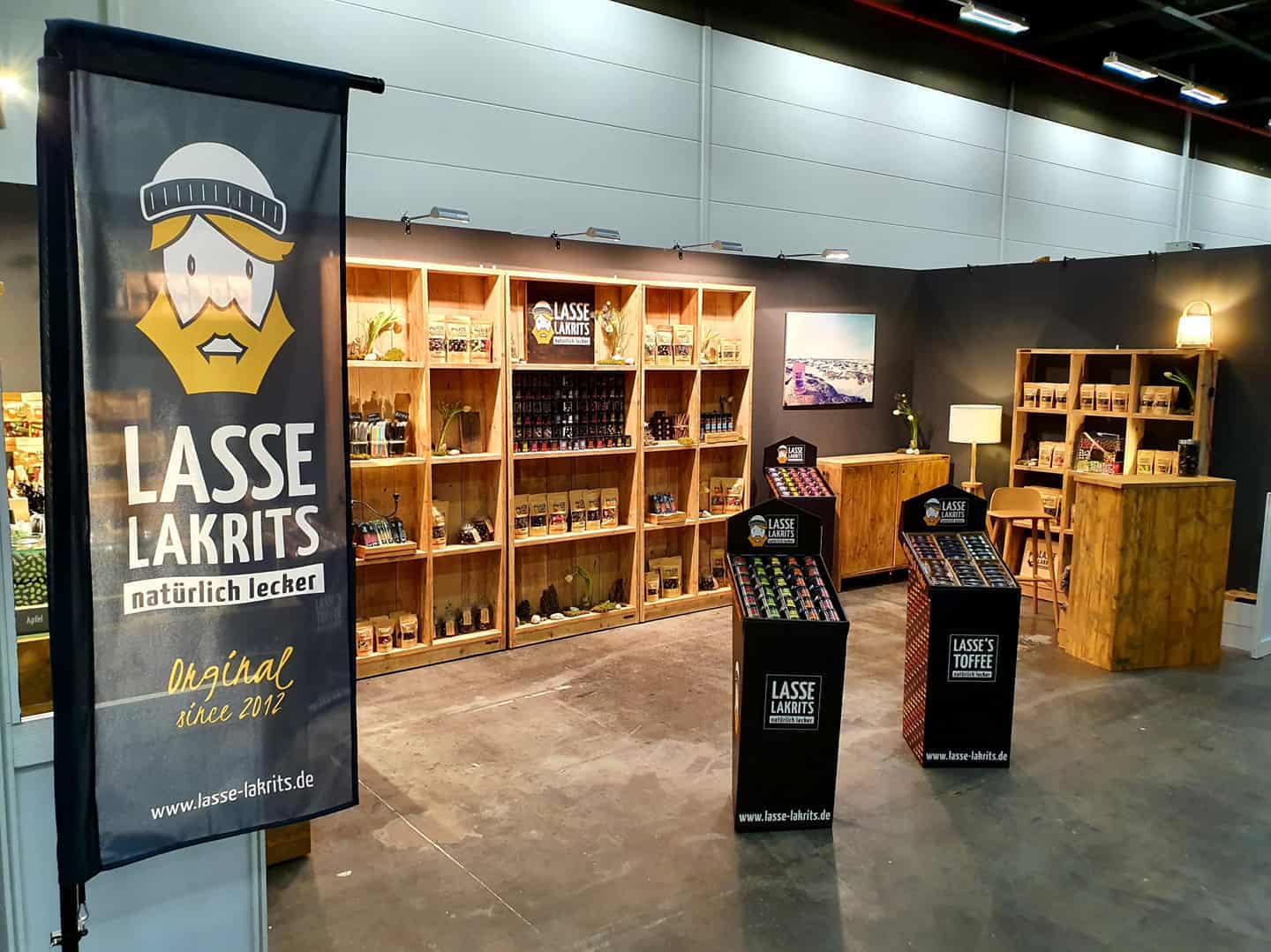 Messestand LASSE LAKRITS